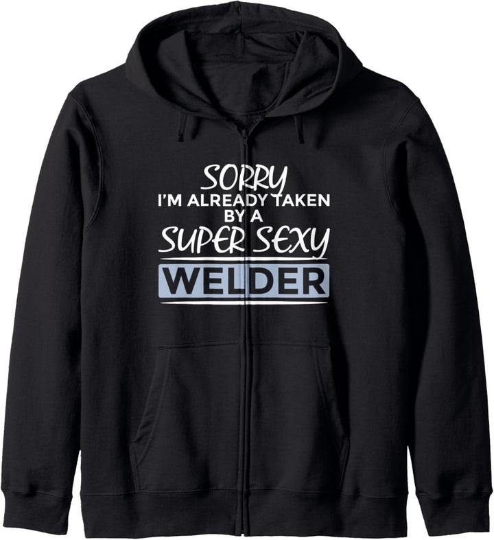 Bereits von Super Sexy Schweisser Funny Schweissen genommen Kapuzenjacke