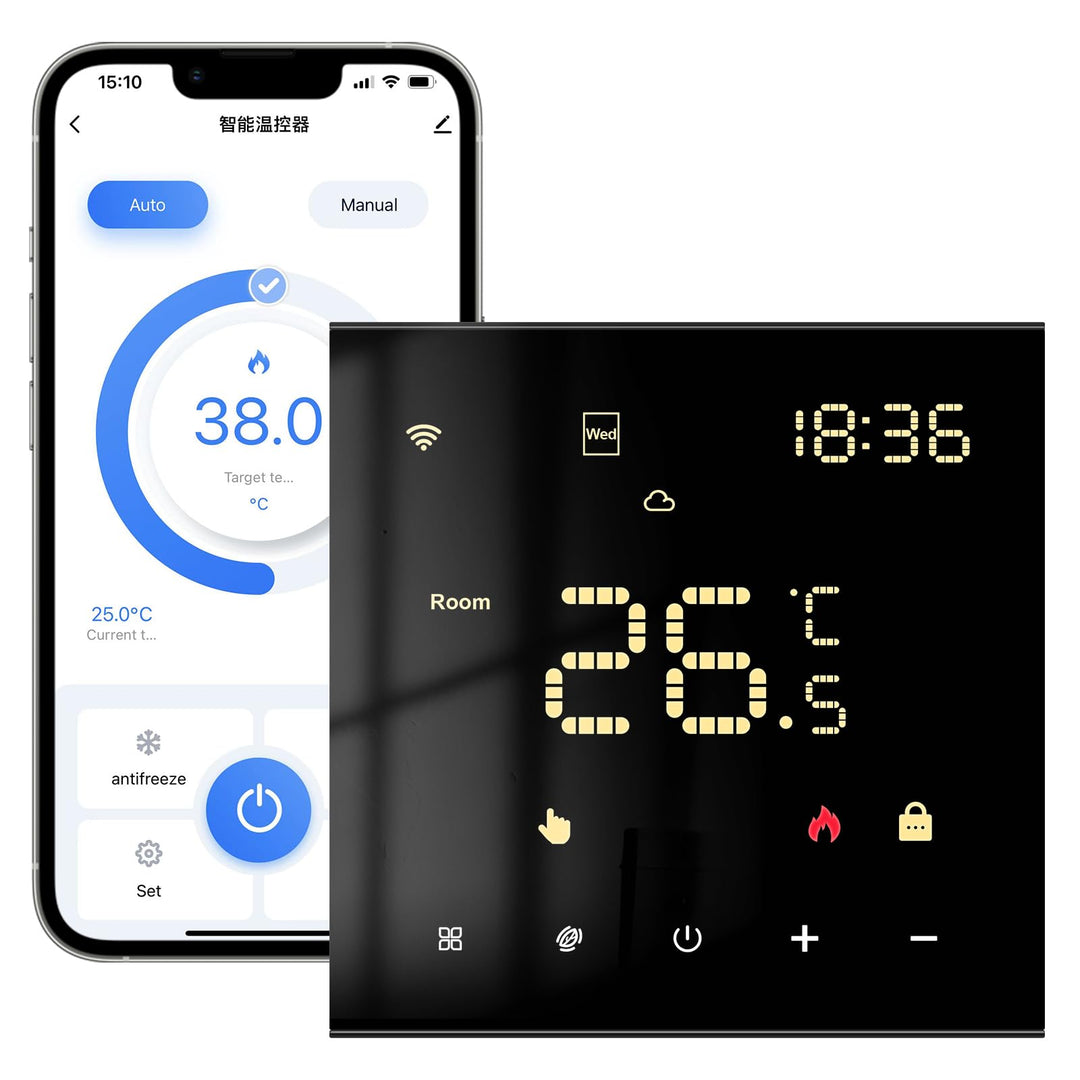 MIUCDA Smart Thermostat WLAN Digital Raumthermostat Programmierbarer Heizungsthermostat Kompatibel m