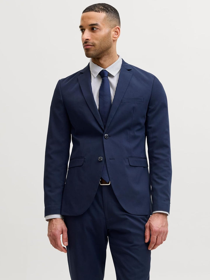 JACK & JONES Male Einreihiger Blazer JPRFRANCO Super Slim Fit Blazer 54 Dark Navy, 54 Dark Navy