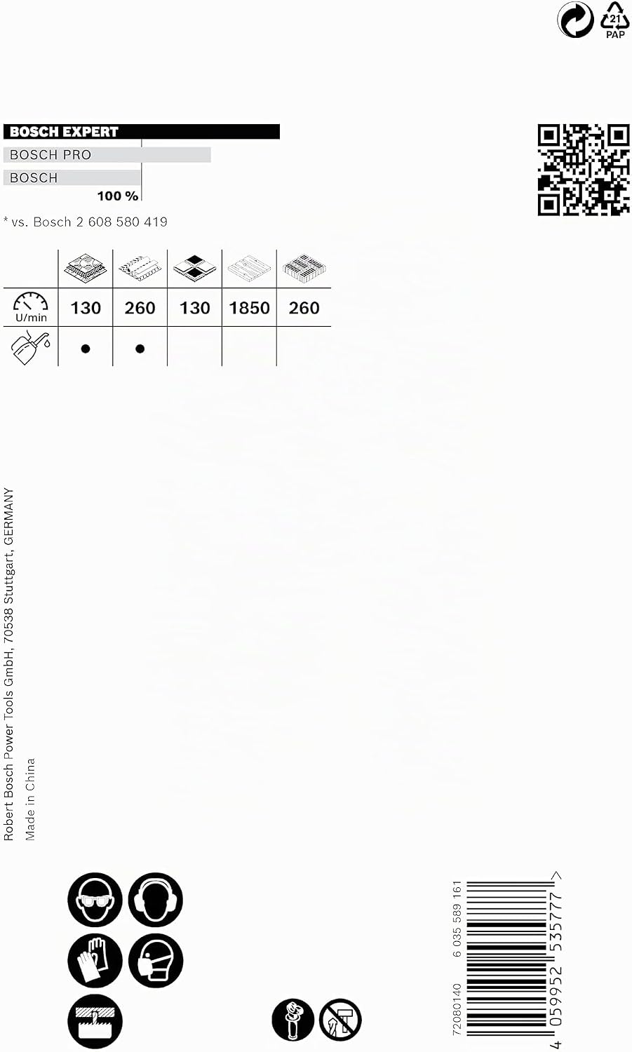 Bosch Accessories 1x Expert Tough Material Lochsäge (für Holz mit Metall, Ø 65 mm, Zubehör Schlagboh