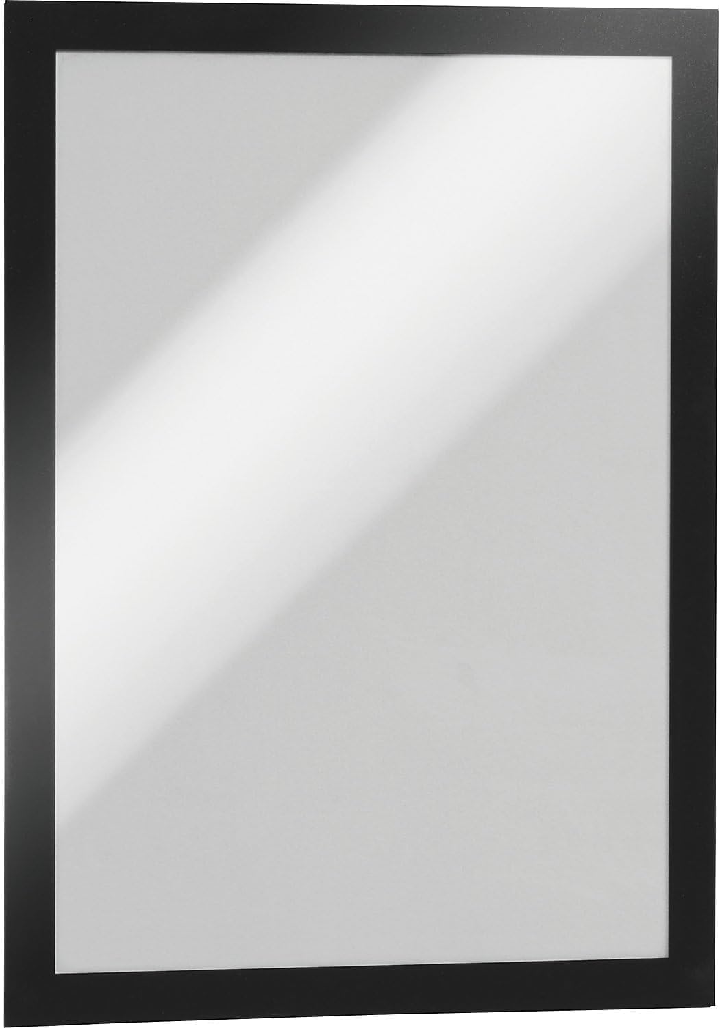 Durable Info-Rahmen Duraframe (A4, selbstklebend mit Magnetverschluss) 10 Stück, schwarz, 488201 A4