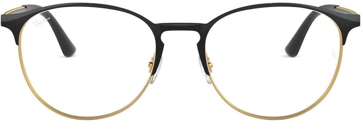 Ray-Ban Unisex-Erwachsene 0rx 6375 2890 53 Brillengestell, Gold (Gold Top In Black)