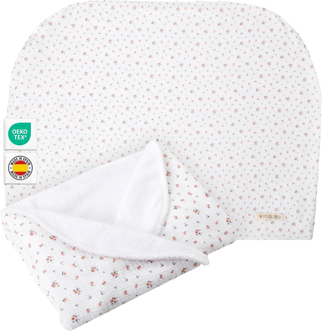 MIMUSELINA Babydecke Baumwolle 90x70 cm | Babydecke Winter und Herbst | Baby Decke neugeborenen Warm
