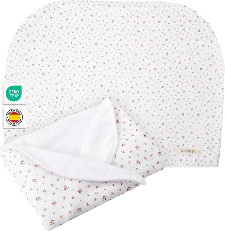 MIMUSELINA Babydecke Baumwolle 90x70 cm | Babydecke Winter und Herbst | Baby Decke neugeborenen Warm