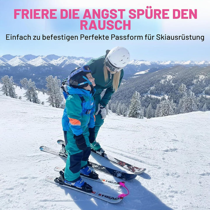Launch Pad Wedgease Skispitzenverbinder – Lernen Sie Skifahren – lehrt Geschwindigkeitskontrolle, Ma
