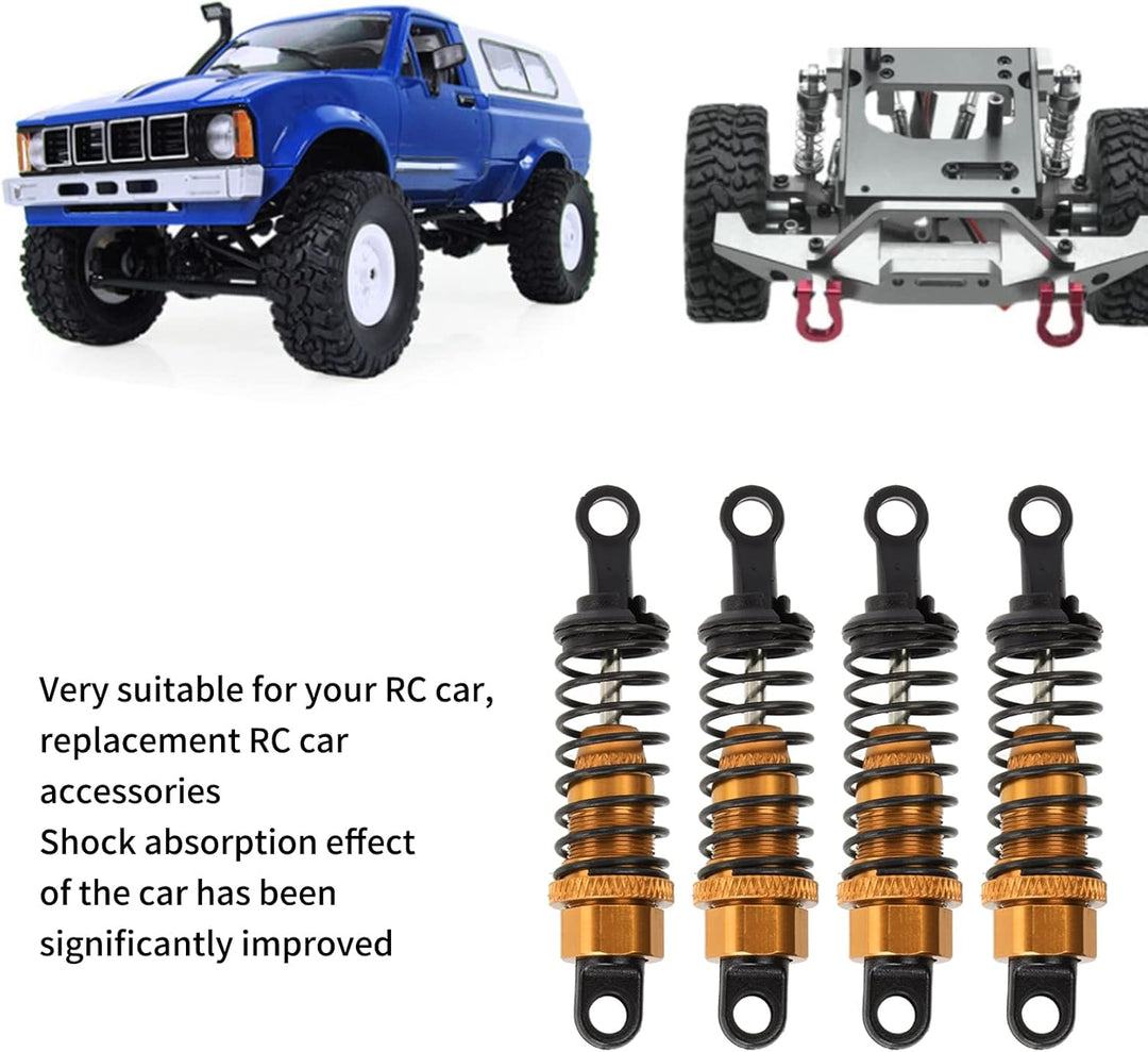 4 Stück 64mm/2.5 Zoll RC Auto Stossdämpfer Aluminium Legierung Material Stossdämpfer Dämpfer mit Sto