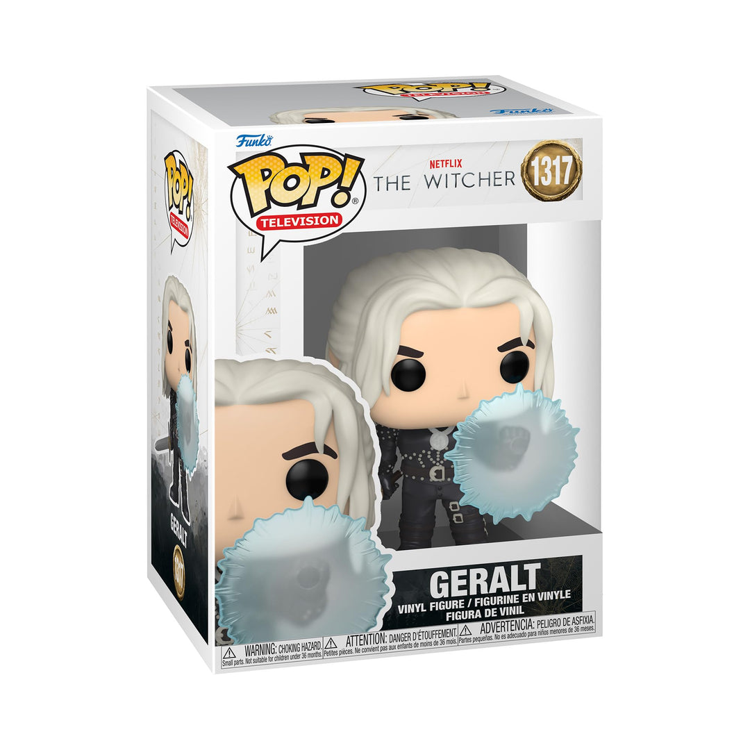 Funko Pop! TV: Witcher - Geralt - (Shield) - The Witcher - der Hexer - Vinyl-Sammelfigur - Geschenki