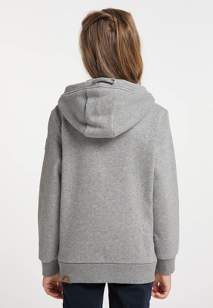 Ragwear Nesie Zip Mädchen Sweatjacke Sweatshirt mit Kapuze Übergangsjacke Jacke Cardigan Strickjacke