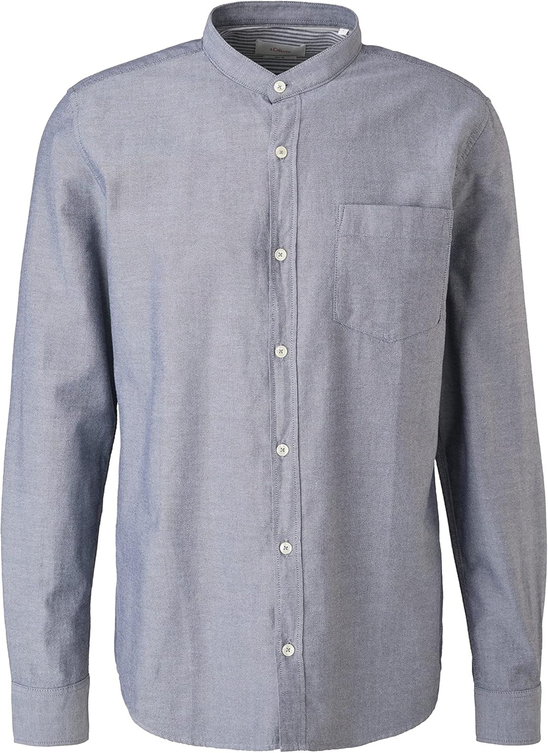 s.Oliver Herren Hemd Langarm S Blau, S Blau