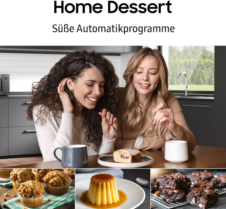 Samsung MS23DG4504AGE1 Solo-Mikrowelle ohne Grill, 23 l, 800 W, Home Dessert, Quick Defrost, Healthy