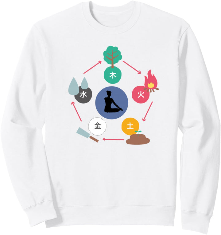 Tai Chi Quigong Chigong Chi Gong Meditation Yin Yang Qi Gong Sweatshirt