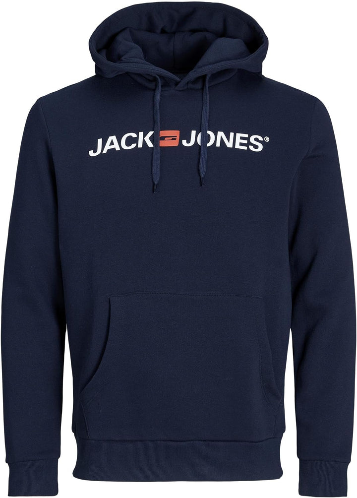 JACK &amp; JONES Male Kapuzenpullover 2er-Pack Logo Kapuzenpullover S 1x Bright Cobalt, 1x Navy Blazer,