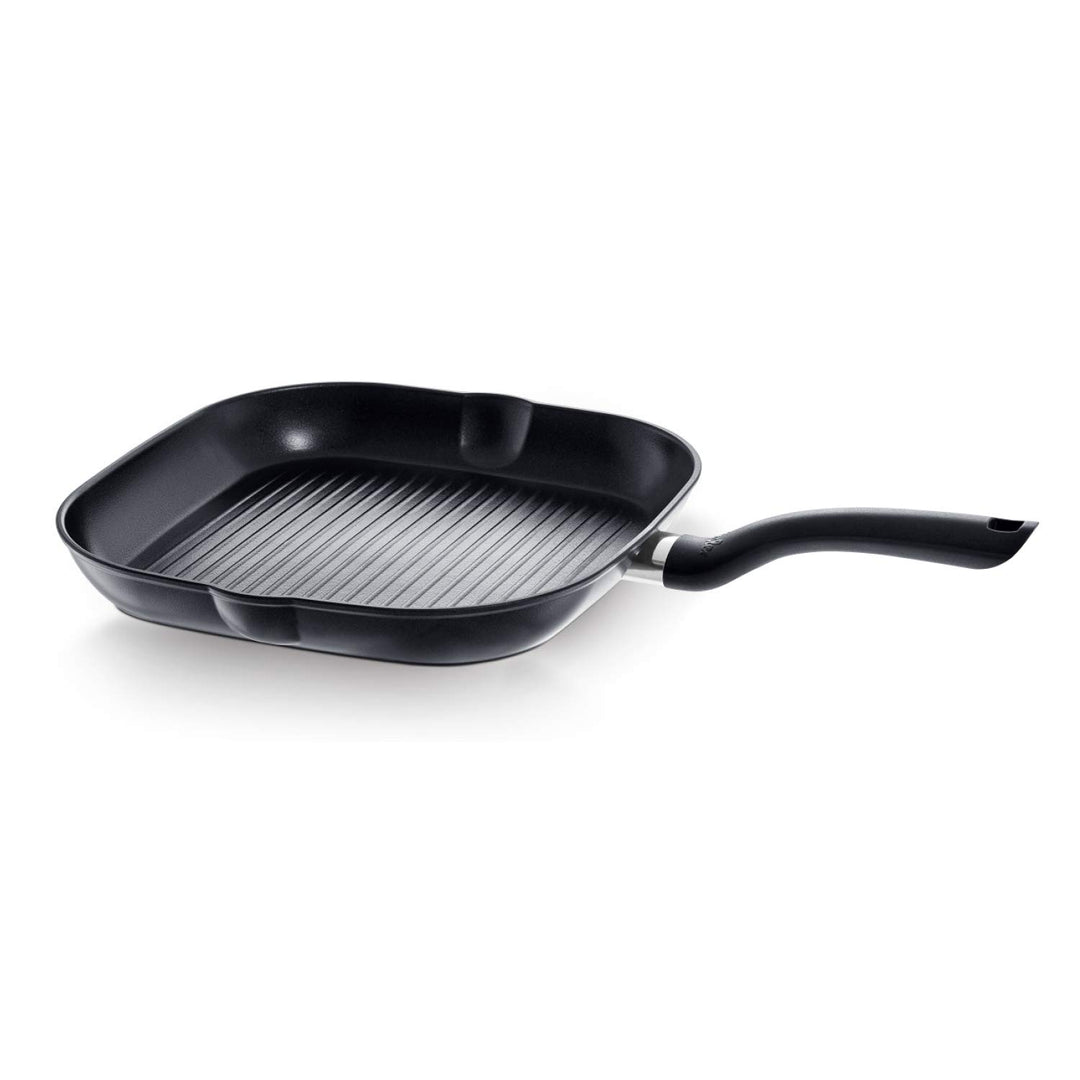 Fissler Cenit/Aluminium-Grillpfanne (28 x 28 cm - eckig) Steak-Pfanne beschichtet - Induktion