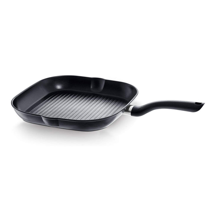 Fissler Cenit/Aluminium-Grillpfanne (28 x 28 cm - eckig) Steak-Pfanne beschichtet - Induktion