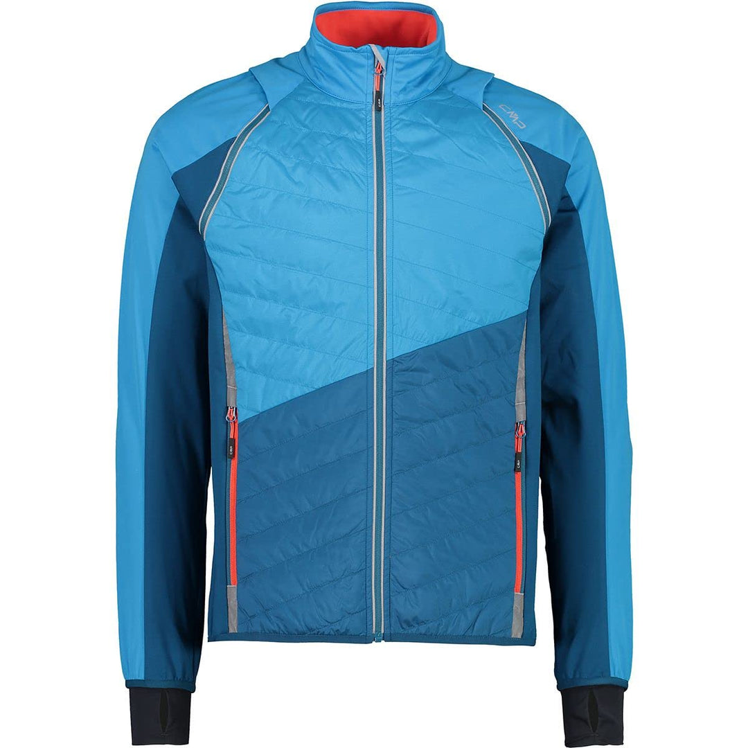 CMP Herren Leichte Herren-softshelljacke mit Abnehmbaren Ärmeln Leichte Softshelljacke 52 L854 danub