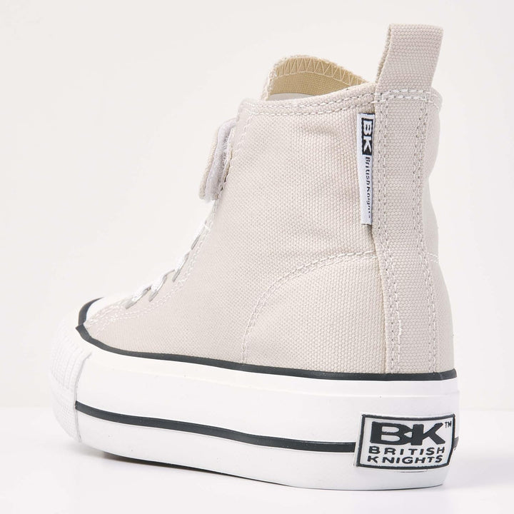 British Knights Mädchen Kaya Mid Sneaker, 33 EU Beige