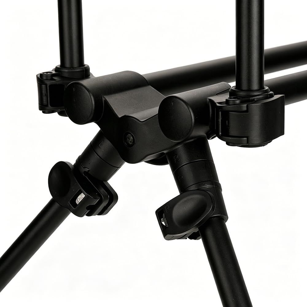 Hirisi Tackle Rod Pod Rutenhalter – 3 Ruten oder 2 Ruten wählbar, – Aluminium Rutenständer mit Tasch