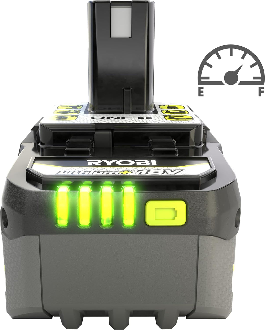 RYOBI 18 V Akku RB1840X (4,0 Ah Lithium+ Akku, Lithium+ Akkutechnologie setzt Massstäbe für Laufzeit