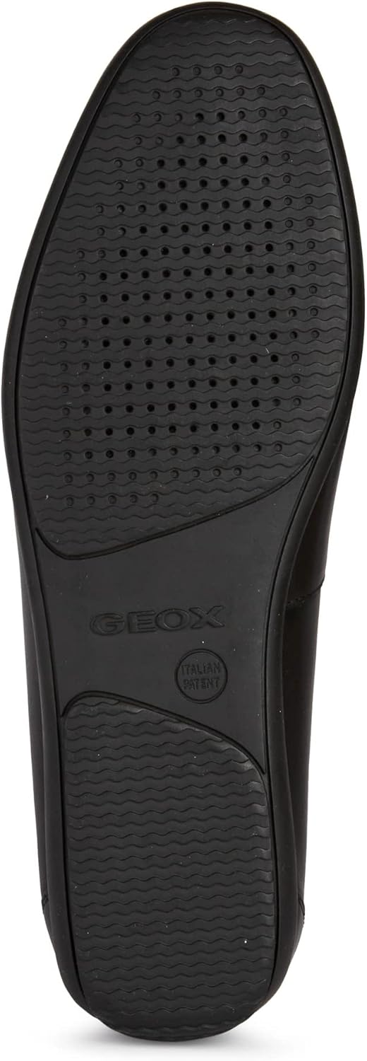 Geox Herren U Ascanio A Mokassins 45 EU Schwarz, 45 EU Schwarz