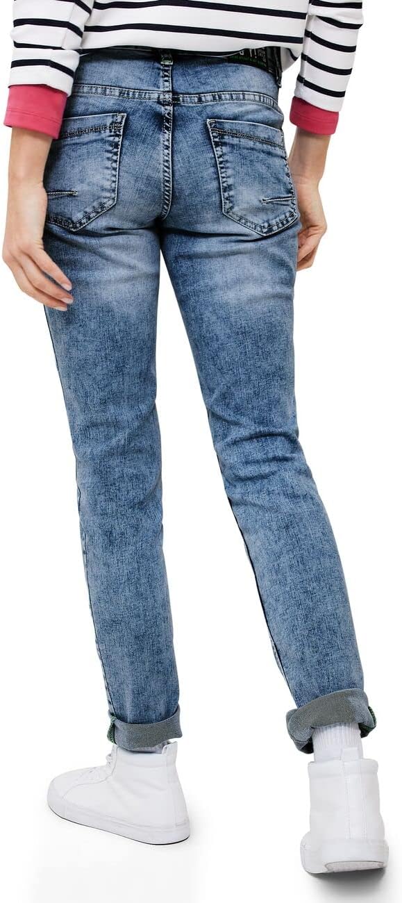 Cecil Damen Loose Fit Jeans 28W / 32L Authentic Used Wash, 28W / 32L Authentic Used Wash