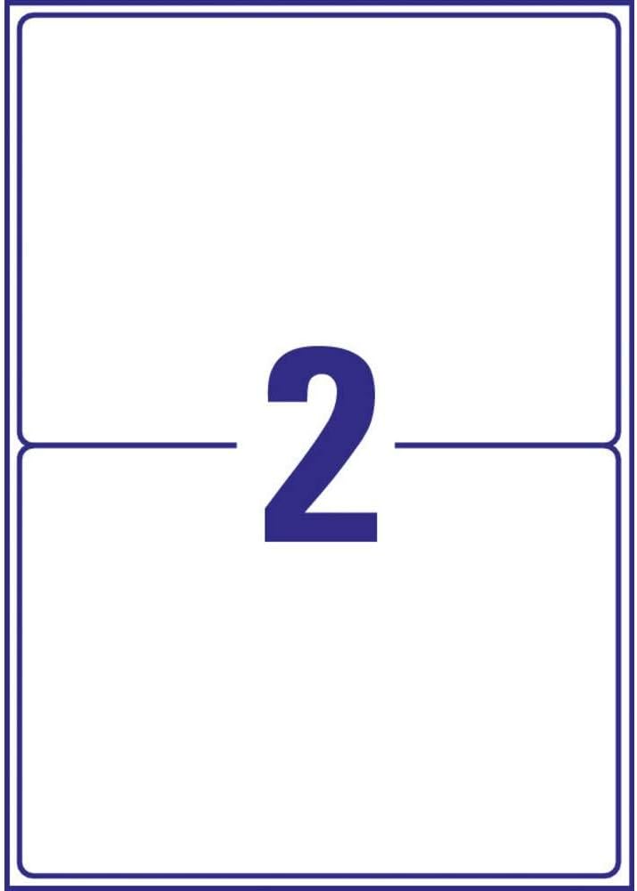 AVERY Zweckform 8018 Versandetiketten Art. 8018 (199,6 x 143,5 mm (A5) Adressetiketten selbstklebend