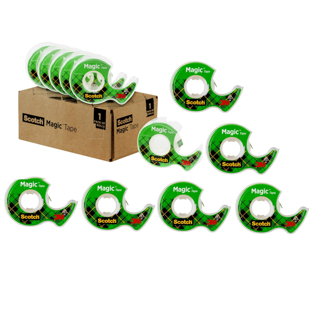 Scotch Magic Tape, 3/4 x 300 Inches, 12 Rolls (105) by Scotch