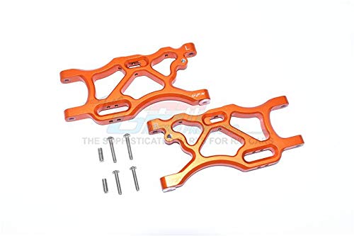 Arrma LIMITLESS/INFRACTION/TYPHON Tuning Teile Aluminum Rear Lower Arms - 2Pc Set Orange