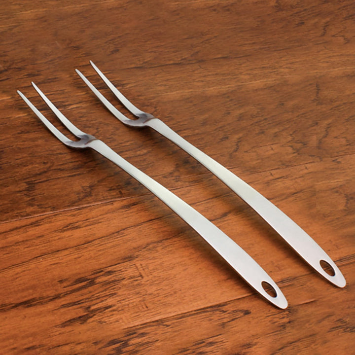 IMEEA Fleischgabeln Set Grillgabeln Edelstahl Grillgabel Bratengabel Wurstgabeln Küchen Zubehör 33.5