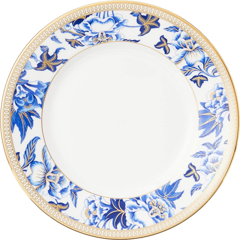 Wedgwood China Hibiskus Brot- und Butterplatte aus feinem Knochenholz