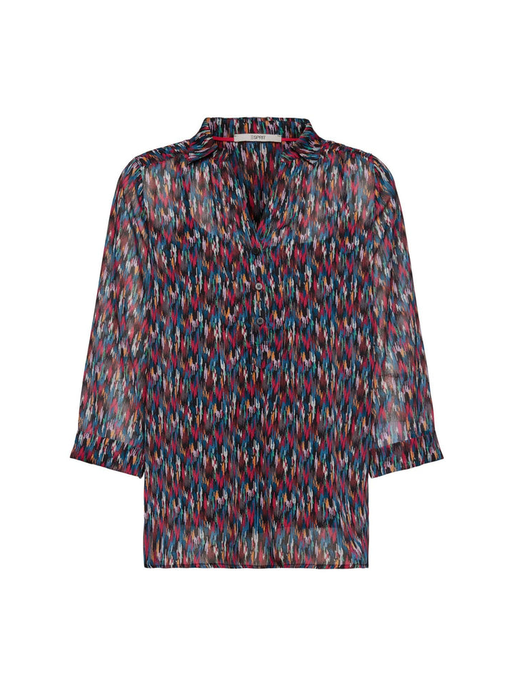 ESPRIT Damen Bluse L 003/Black 3, L 003/Black 3