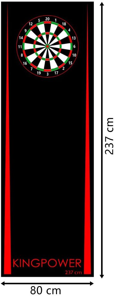 Dart Darts Teppich Matte Dartteppich Dartmatte Läufer Oche Bodenschutz für Dartscheibe Sport Abstand