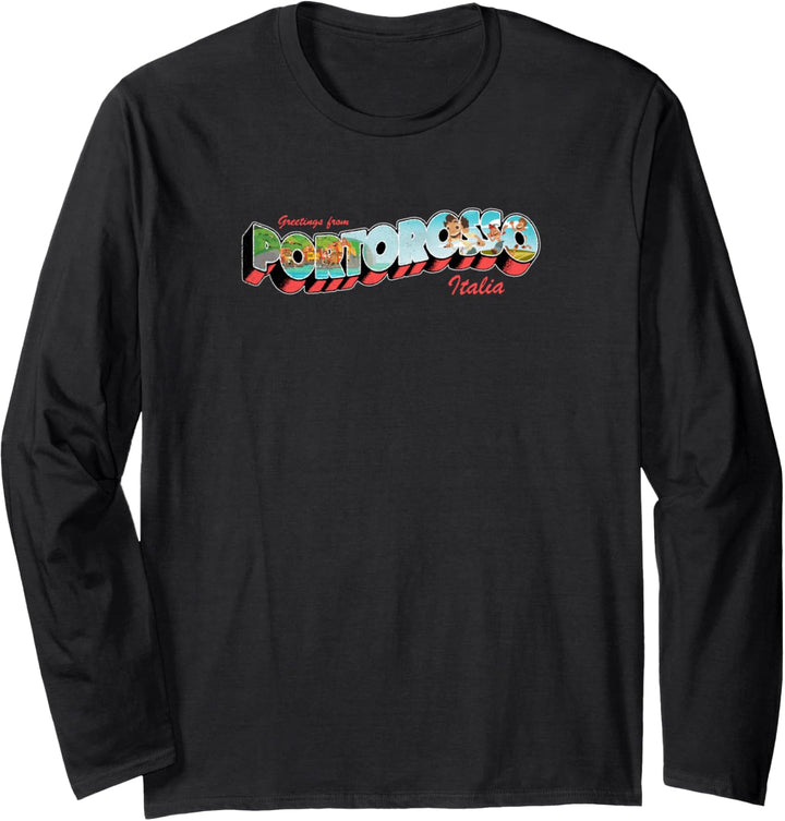 Disney Pixar Luca Greetings From Portorosso Italia Langarmshirt