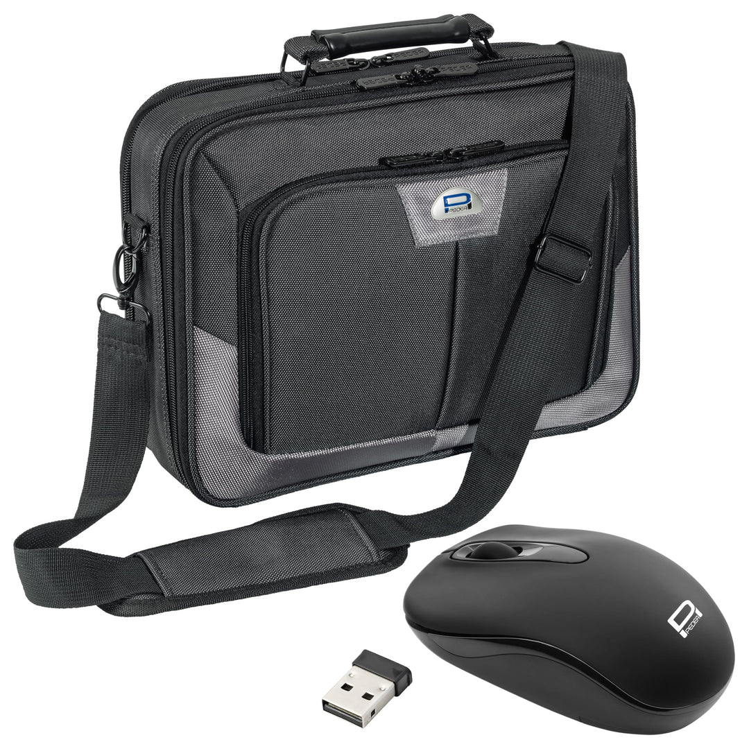 PEDEA Laptoptasche "Premium" Notebook-Tasche bis 13,3 Zoll (33,8 cm) Umhängetasche mit Schultergurt