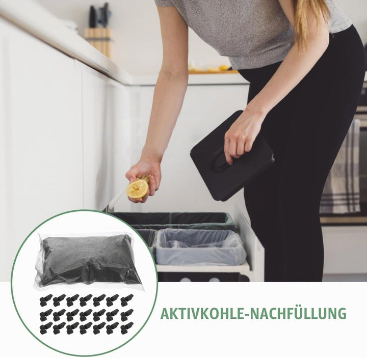 BESTOYARD Aktivkohlefilter Nachfüllpack Für Küchenkomposter Kompostfilter Mit Geruchsabsorption Zur