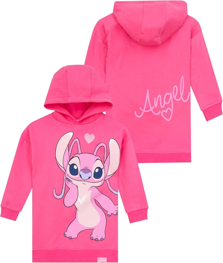 Disney Stitch Pullover | Stitch Und Angel Lang Kapuzenpullover Für Mädchen | Stitch Kleidung Mädchen