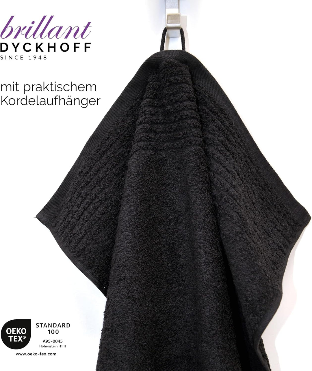 Dyckhoff 0410996115 Handtuchset "Brillant", 2 Badetücher / Duschtücher 70 x 140 cm und 4 Handtücher