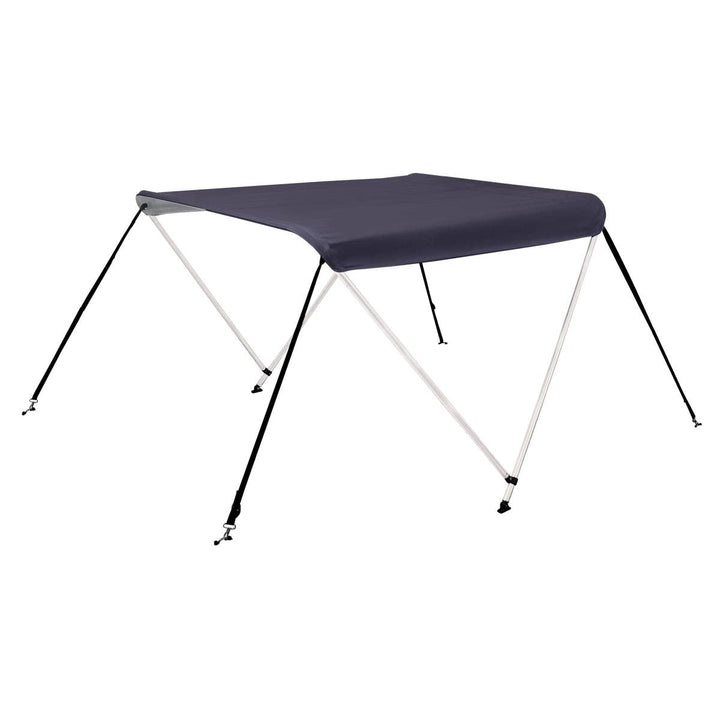 Oceansouth 2 Bow Bimini Top Bootsabdeckung und integrierte Schutzhülle (Breite 1.1M-1.3M, Blau) Brei