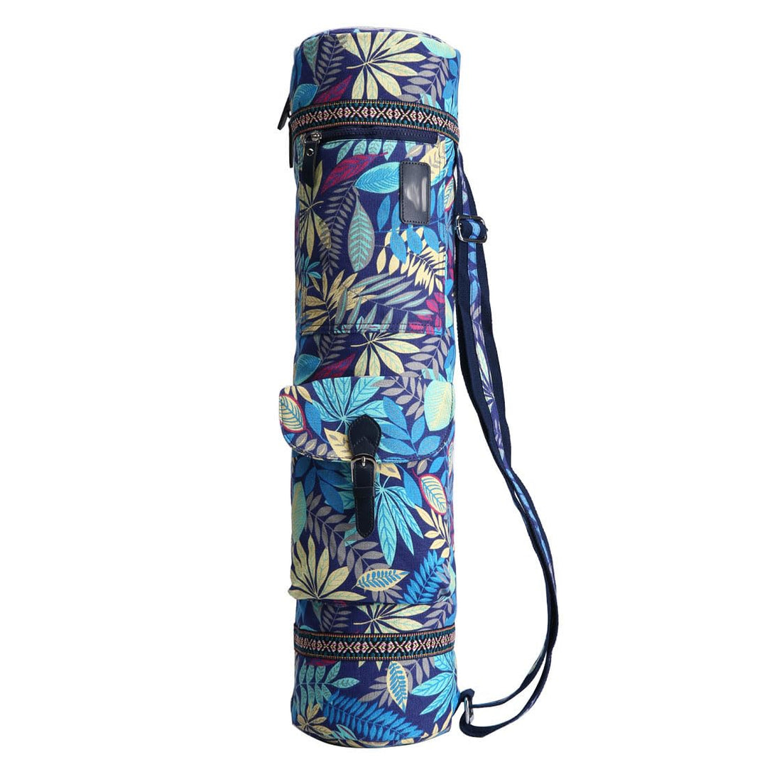 28 ''Yogamatten-Tasche,gro?e Yoga-Matten-Umh?ngetasche mit durchgehendem Rei?Verschluss, handgeferti