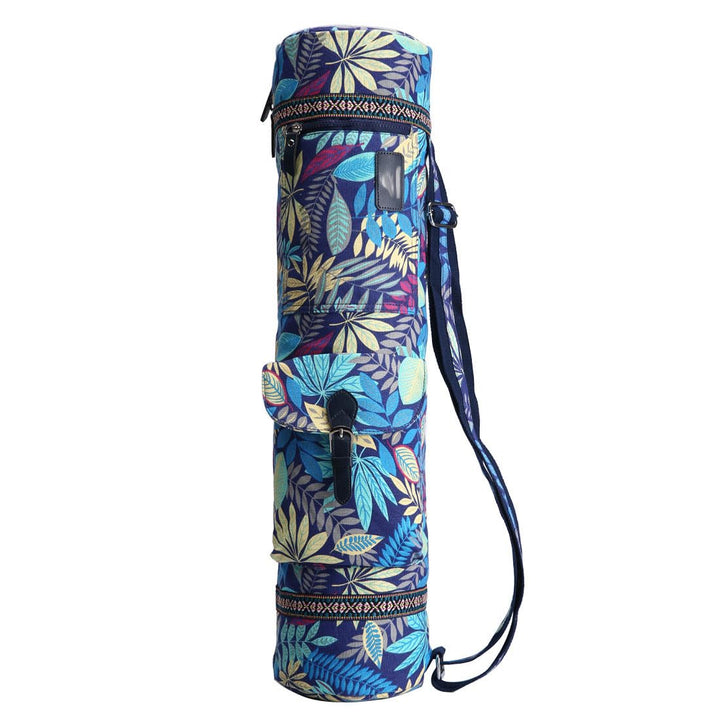 28 ''Yogamatten-Tasche,gro?e Yoga-Matten-Umh?ngetasche mit durchgehendem Rei?Verschluss, handgeferti