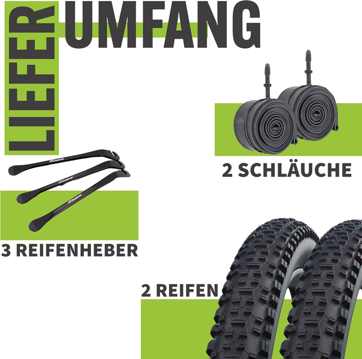 2er Set Schwalbe Fahradreifen Rapid Rob 26/27,5/29 x 2,10/2,25 (57-559,54-584,57-584,54-622,57-622)