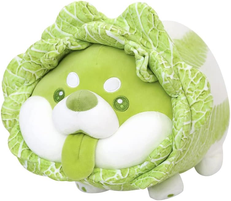 Veggie Dog Plush Toy, 40 cm Stuffed Animal Plushie Doll, Soft Fluffy Friend Hugging Cushion - Presen