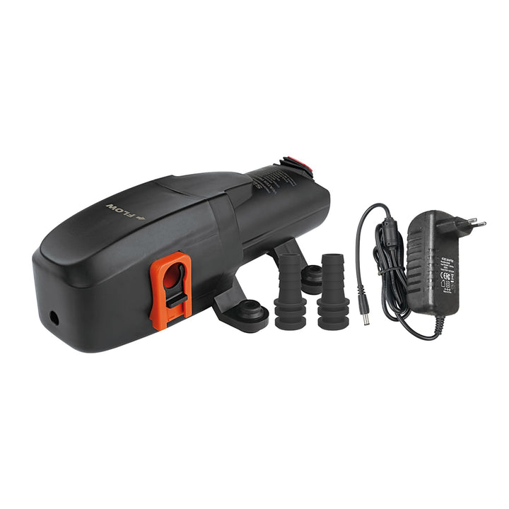 LIGHTEU®, Seaflo DC 12V 3,8L/min 2,8 bar 2 Kammer Wasserdruck Membranpumpe mit AC/DC-Adapter, IP54 M