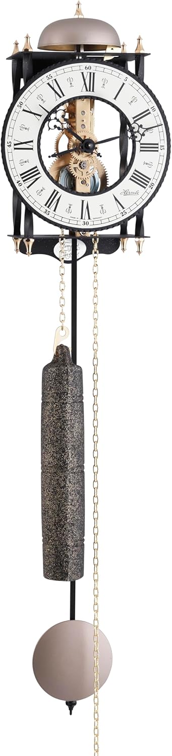 Hermle Mechanische Skelettuhr mit Metallräderwerk Lester- 70503-000701