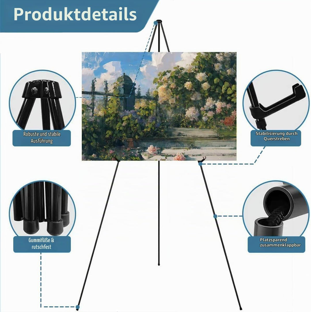 Künstler Staffelei Stand, 160cm Verstellbares Stativ Tisch Kunst Leinwand Malerei Display, Portable