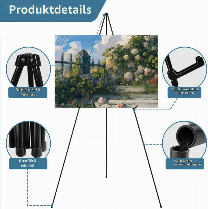 Künstler Staffelei Stand, 160cm Verstellbares Stativ Tisch Kunst Leinwand Malerei Display, Portable