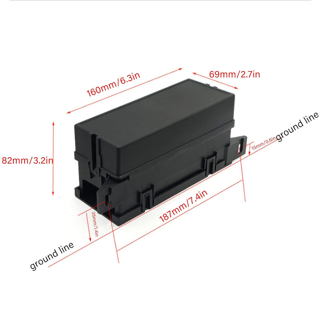 Focket 12V Sicherung Relais Box, 6 Relais 11 ATC ATO 52 Crimp Klemmen Universal wasserdichte Sicheru