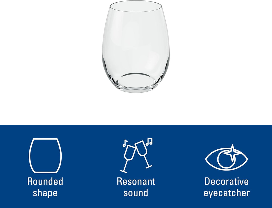 Villeroy & Boch - Entrée Wasserglas 4er Set, 480 ml, Kristallglas, Klar