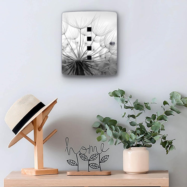 banjado® Design Schlüsselkasten aus Edelstahl Motiv Ready for Takeoff für 10 Schlüssel - Schlüsselsc