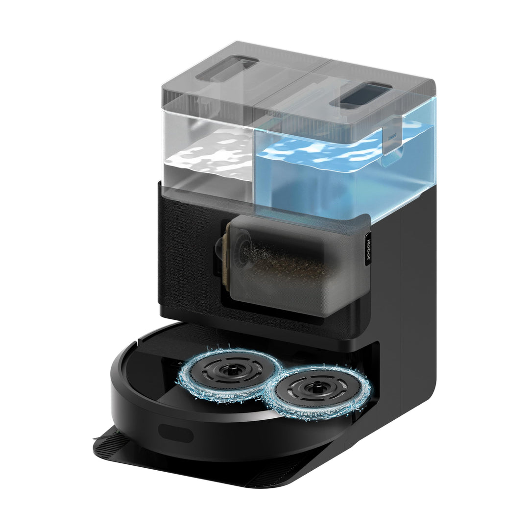 iRobot Roomba Plus 405 Combo Robot + AutoWash Dock Saugroboter mit Wischfunktion - Clearview LiDAR -