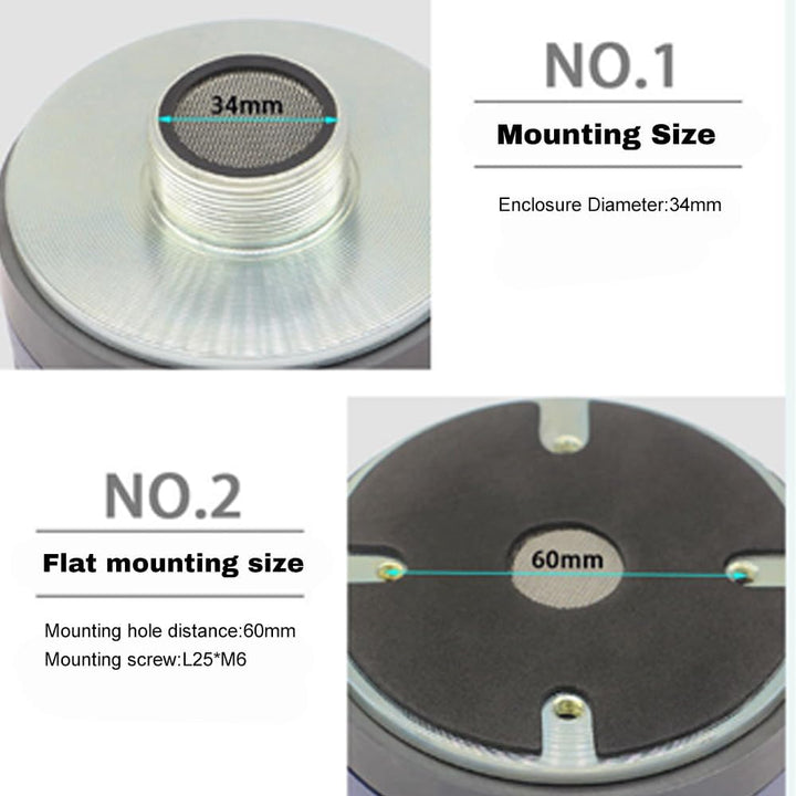Yctze 200W Tweeter Treble -Kompressionstreiber mit Premium -Magnetmetallkonstruktion für das Zubehör